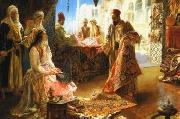 unknow artist, Arab or Arabic people and life. Orientalism oil paintings  260